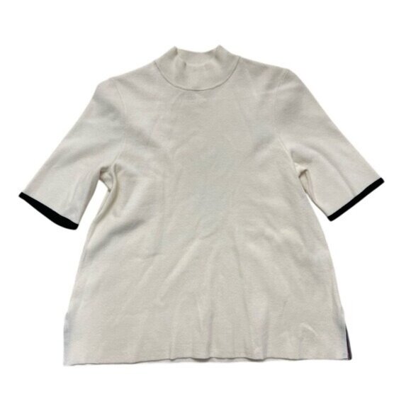 Anthropologie Knit Shirt in Ivory - Picture 1 of 4